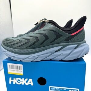 NWT Hoka Project Clifton Unisex Shoes - Lead / Navy Goblin GBBG Blue